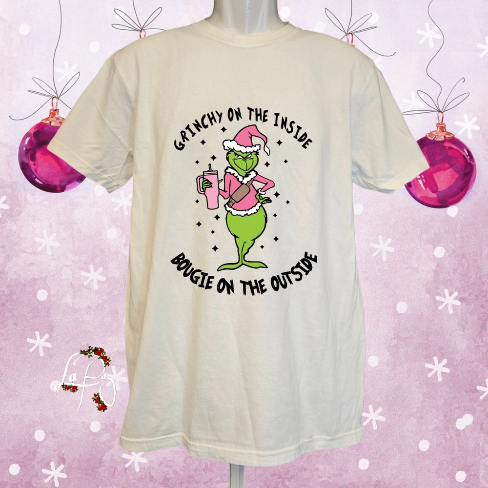 Grinchy on the inside christmas shirt